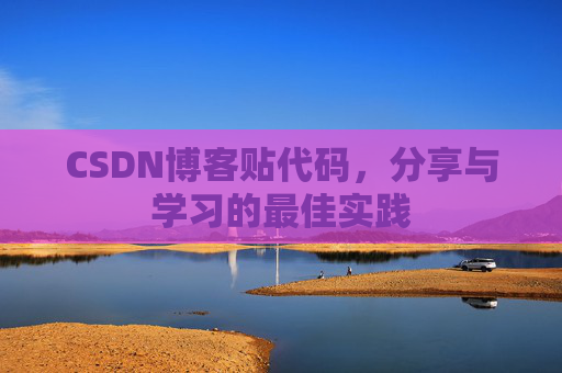 CSDN博客贴代码，分享与学习的最佳实践